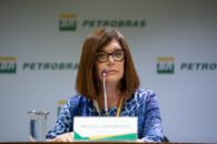 Magda Chambriard deu sua 1ª coletiva como presidente da Petrobras nesta 2ª feira (27.mai)