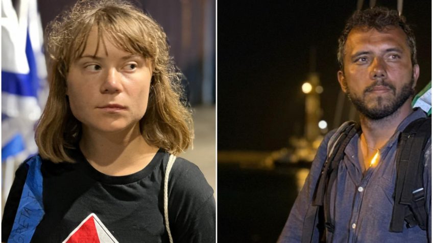 Greta Thunberg e o brasileiro Thiago Ávila presos por Israel